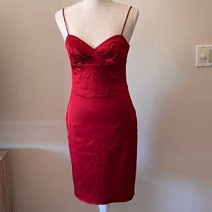 Oleg Cassini Red Dress